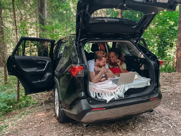 Can Two People Sleep in the Back of a RAV4 for Camping