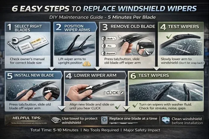 Can I Replace My Windshield Wipers Myself Right Now