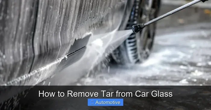 How to Remove Tar from Car Glass Fast and Effortlessly